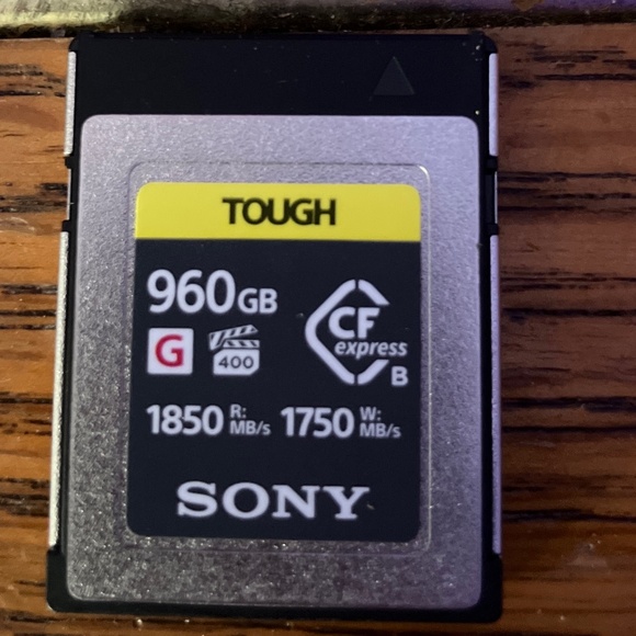 Sony 960GB CFexpress type B memory card